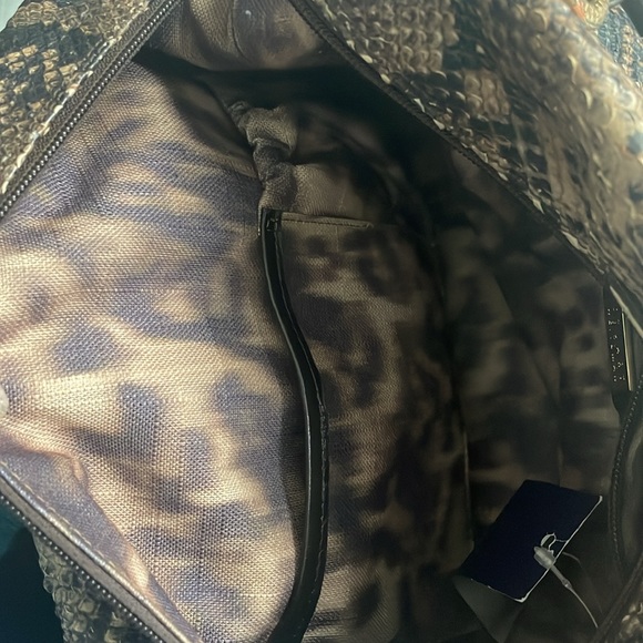 Stuart Weitzman Snake skin bag purse BRAND NEW HTF - Picture 7 of 11